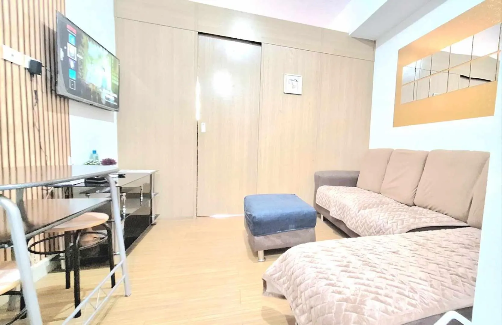 Apartment Bright And Cozy 1 Bedroom With Balcony Pool View And Wifi In Grace Residences Manila